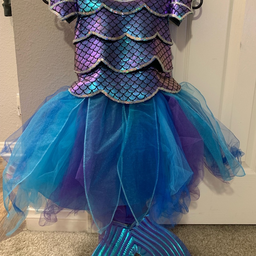 Mermaid Costume for Kids - Purple and Blue
